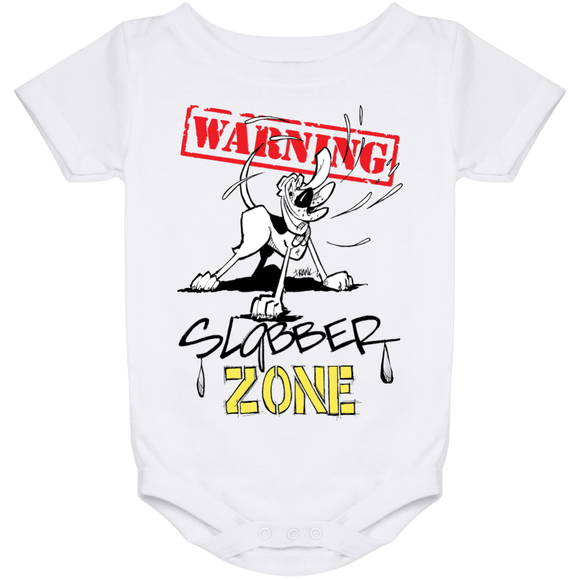 Slobber Zone Baby Onesie 24 Month - The Bloodhound Shop