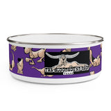 2021 Bloodhound FBC Purple Enamel Bowl