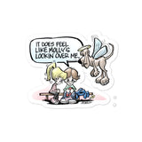 Angel Hound Molly Bubble-free stickers