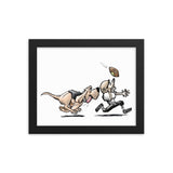 Football Hound Saints Framed poster - The Bloodhound Shop