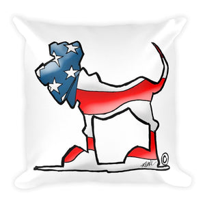 USA Hound Square Pillow - The Bloodhound Shop