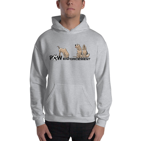Paw Enforcement Hooded Sweatshirt - The Bloodhound Shop