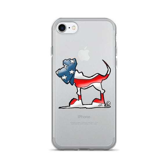 USA Flag Hound iPhone 7/7 Plus Case - The Bloodhound Shop