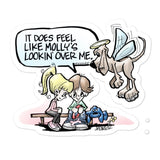 Angel Hound Molly Bubble-free stickers