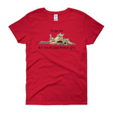 French Girl Hound Women's short sleeve t-shirt - The Bloodhound Shop