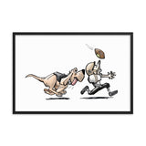 Football Hound Saints Framed poster - The Bloodhound Shop