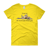 French Girl Hound Women's short sleeve t-shirt - The Bloodhound Shop