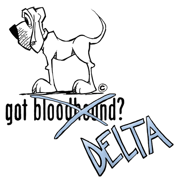 X-Out Hound Collection - Personalized hand-drawn dog names!