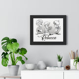 Rebecca Group Design Framed Horizontal Poster | The Bloodhound Shop