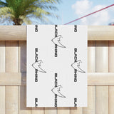 Stylish Black Rhino Beach Towel - Perfect for Summer Fun & Outdoor Adventures