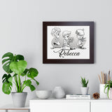 Rebecca Group Design Framed Horizontal Poster | The Bloodhound Shop