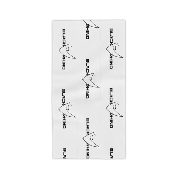 Stylish Black Rhino Beach Towel - Perfect for Summer Fun & Outdoor Adventures