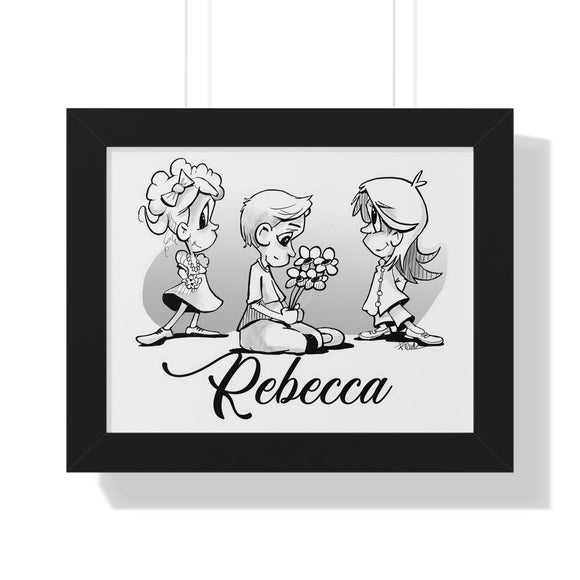 Rebecca Group Design Framed Horizontal Poster | The Bloodhound Shop