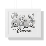 Rebecca Group Design Framed Horizontal Poster | The Bloodhound Shop