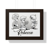 Rebecca Group Design Framed Horizontal Poster | The Bloodhound Shop