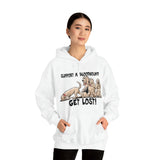 Get Lost 2023 Unisex Heavy Blend™ Hooded Sweatshirt | The Bloodhound Shop