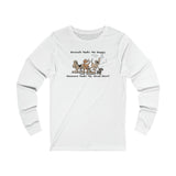 2021 Hounds Make Me Happy FBC Unisex Jersey Long Sleeve Tee | The Bloodhound Shop