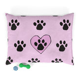 Paw Print FBC Pink Pet Bed