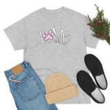 Paw Love Unisex Heavy Cotton Tee | The Bloodhound Shop