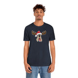 Christmas Moose Hound Bella Canvas Unisex Jersey Short Sleeve Tee | The Bloodhound Shop