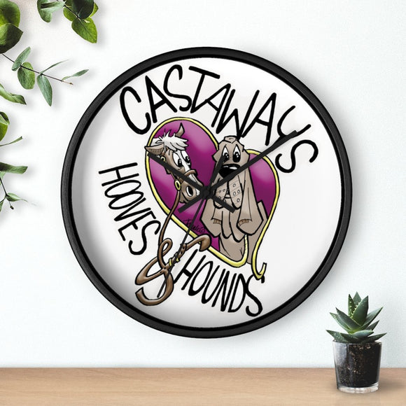 Castaways Hooves & Hounds Wall clock