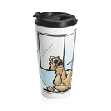 Crown Hound Stainless Steel Travel Mug - The Bloodhound Shop