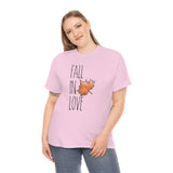 Fall In Love Design Unisex Heavy Cotton Tee | The Bloodhound Shop
