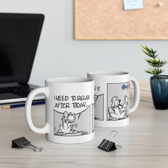 Max & Molly Comic Strip FBC 2021 Mug 11oz