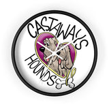 Castaways Hounds Wall clock