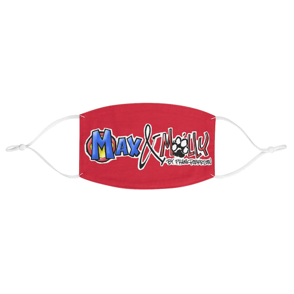 Max & Molly Comic Logo FBC 2021 Fabric Face Mask