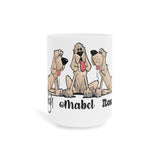 Three Red Hounds Ceramic Mugs (11oz\15oz\20oz) | The Bloodhound Shop
