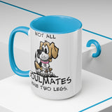 Beagle Soulmates Two-Tone Coffee Mugs, 15oz | The Bloodhound Shop