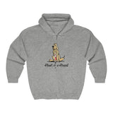 Heart of a Hound Full Color Unisex Heavy Blend™ Full Zip Hooded Sweatshirt | The Bloodhound Shop
