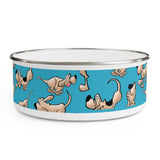 2021 Bloodhound Aqua FBC Enamel Bowl