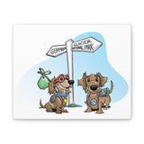Pastors Dachshund Trip Canvas Gallery Wraps | The Bloodhound Shop