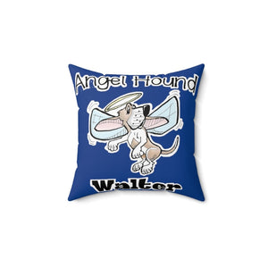 Angel Hound Walter Spun Polyester Square Pillow | The Bloodhound Shop