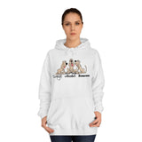 Three Red Hounds Unisex College Hoodie | The Bloodhound Shop