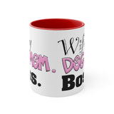 Wifey Dog Mom Boss FBC Accent Mug
