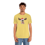 Christmas Moose Hound Bella Canvas Unisex Jersey Short Sleeve Tee