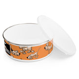 2021 Bloodhound Orange FBC Enamel Bowl