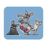 Three Frenchies Mouse Pad (Rectangle)