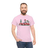 Very Schnauzer Christmas Unisex Heavy Cotton Tee | The Bloodhound Shop