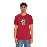 Christmas Moose Hound Bella Canvas Unisex Jersey Short Sleeve Tee | The Bloodhound Shop