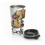Max and Molly Pals Stainless Steel Travel Mug - The Bloodhound Shop