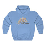 Three Red Hounds Unisex Heavy Blend™ Hooded Sweatshirt | The Bloodhound Shop