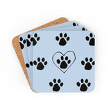 Paws With A Heart FBC Corkwood Coaster Set