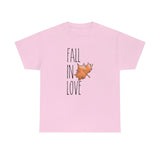 Fall In Love Design Unisex Heavy Cotton Tee | The Bloodhound Shop