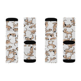 2021 Bloodhound FBC White Sublimation Socks