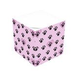 Heart Paw Design FBC Note Cube Pink
