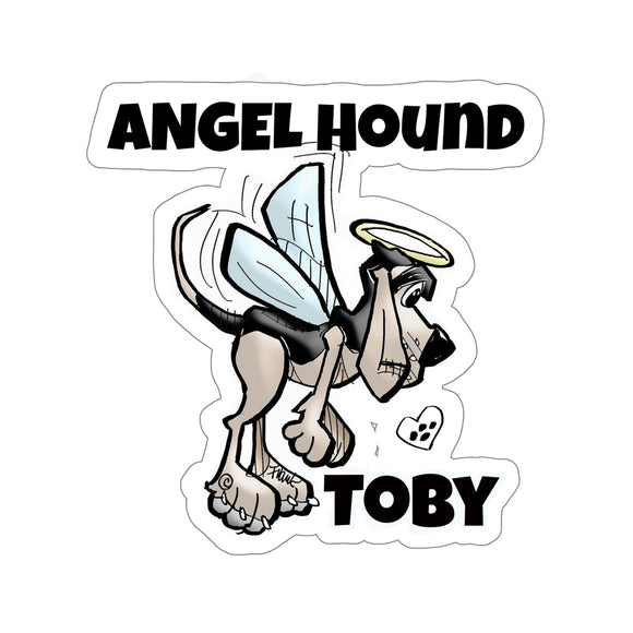 Official Angel Hound Toby Kiss-Cut Stickers | The Bloodhound Shop